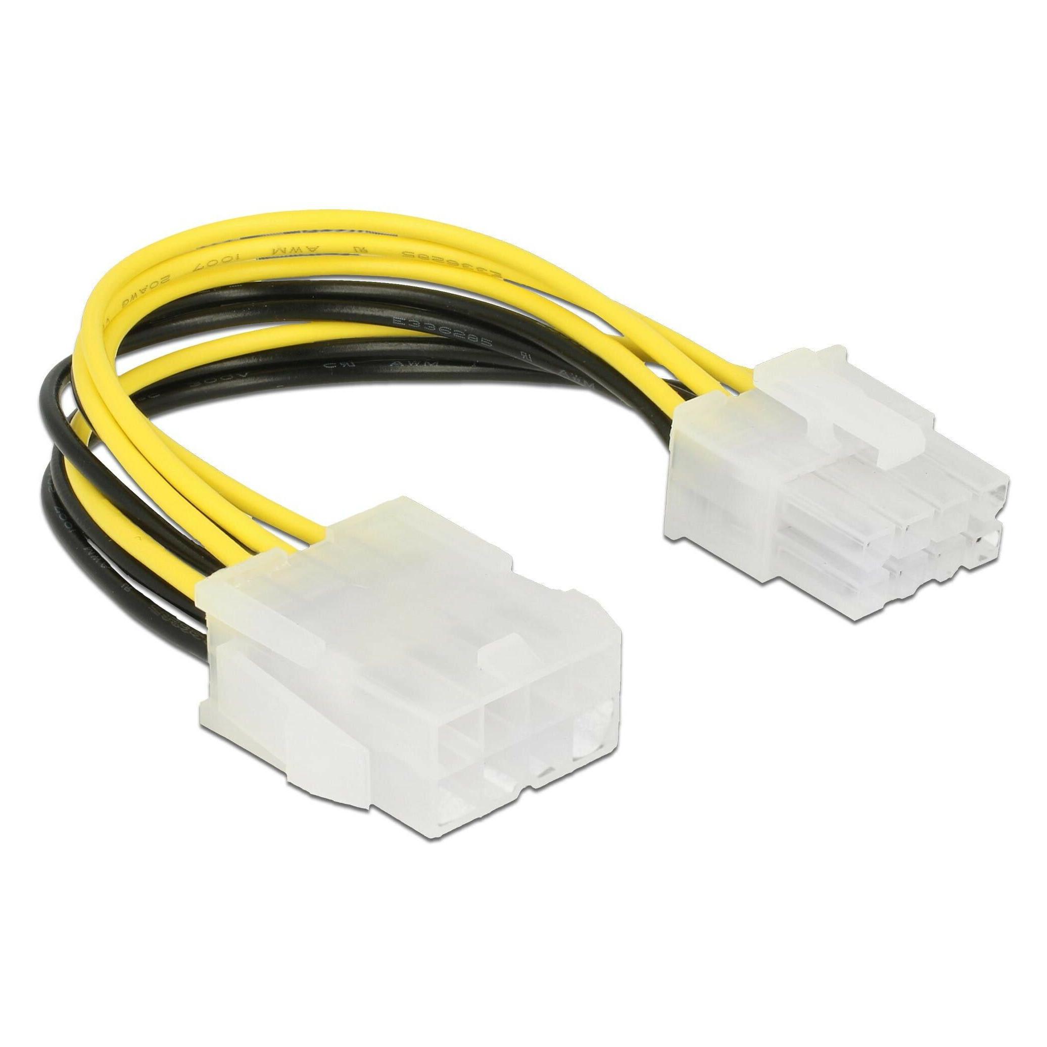 Delock Stromversorgungskabel 8 Pin EPS (15 cm, 8 pin EPS) (85451)