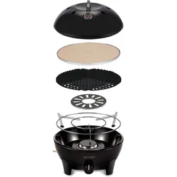 Cadac Gas-Tischgrill Glamp Chef 40 BBQ tragbar inklusive Pizzastein 30mbar