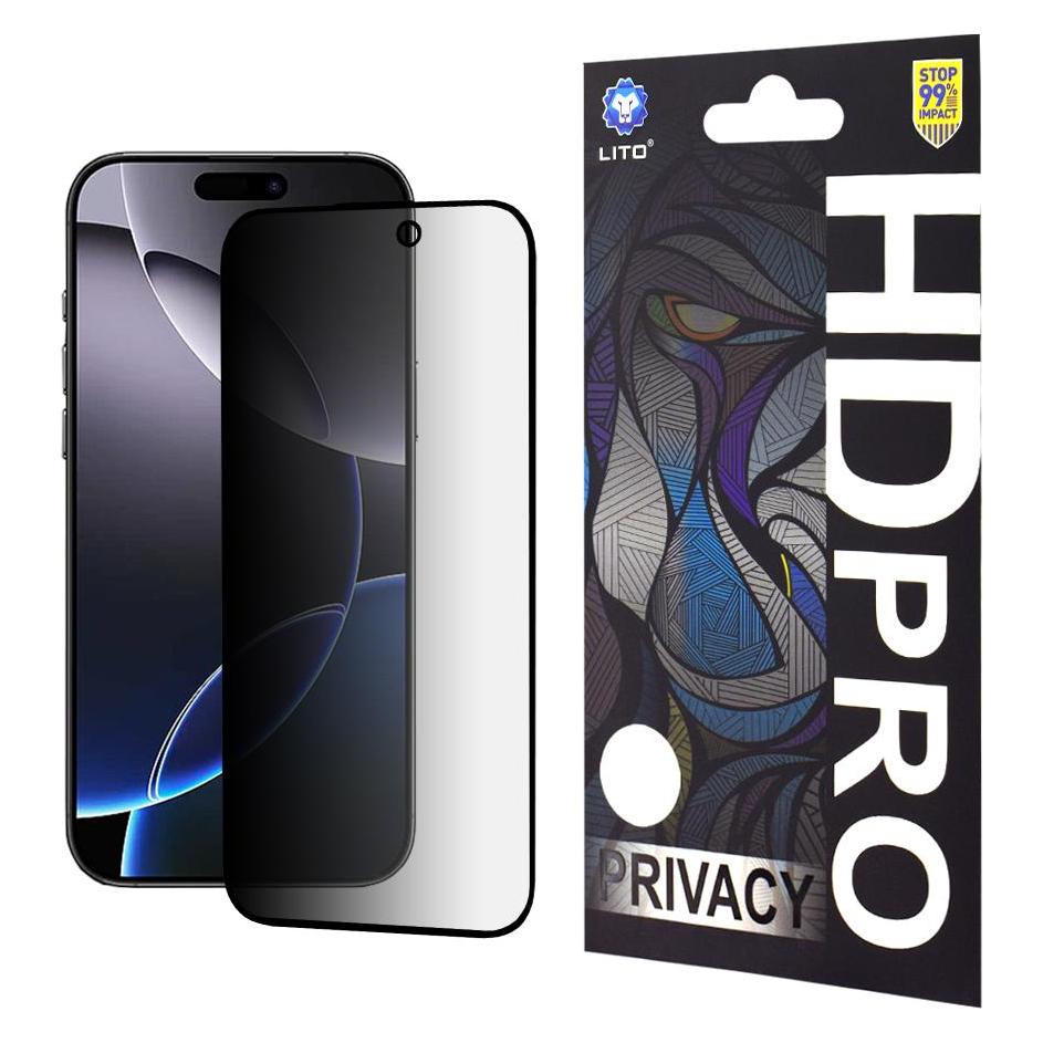 Lito - HD Pro Privacy - iPhone 16 Pro Max - Black (Apple iPhone 16 Pro Max) (56359990)