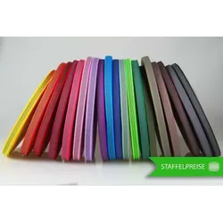 PES Anti-Rutsch | 50 mtr. Rolle | 12 mm breit | Farbauswahl | Baumwoll-touch | beidseitige schwarze Gummierung | Hundesport und Pferdesport