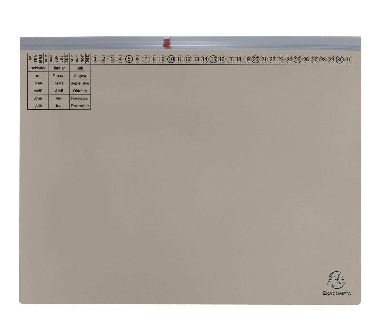 Exacompta Exaflex Premium Hängehefter Amtsheftung DIN A4 grau 370110B