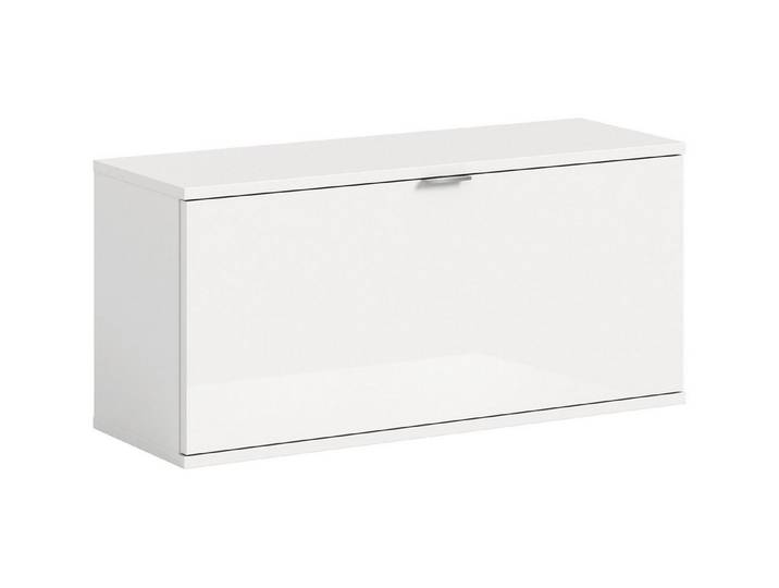 freiraum Hängeschrank Projekt X stehend oder hängend, weiß / weiß hochglanz - 92x42x37cm (BxHxT)