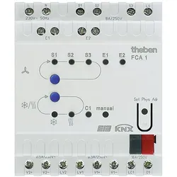 Theben 4920200 KNX Fan Coil Aktor, Grundgerät FCA 1 KNX