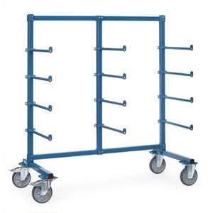 Fetra Tragarmwagen 4614AS, mit Abrollsicherung, einseitig, 12 Tragarme, 1200 x 800mm
