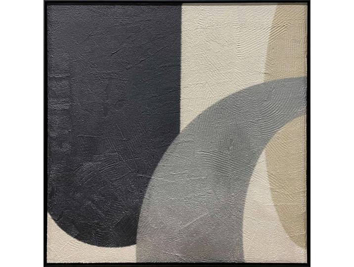 Wandkraft Bild, Metall, Stein, 74x74x10 cm, einfache und schnelle Anbringung, Bilder & Rahmen, Bilder, Wandbilder