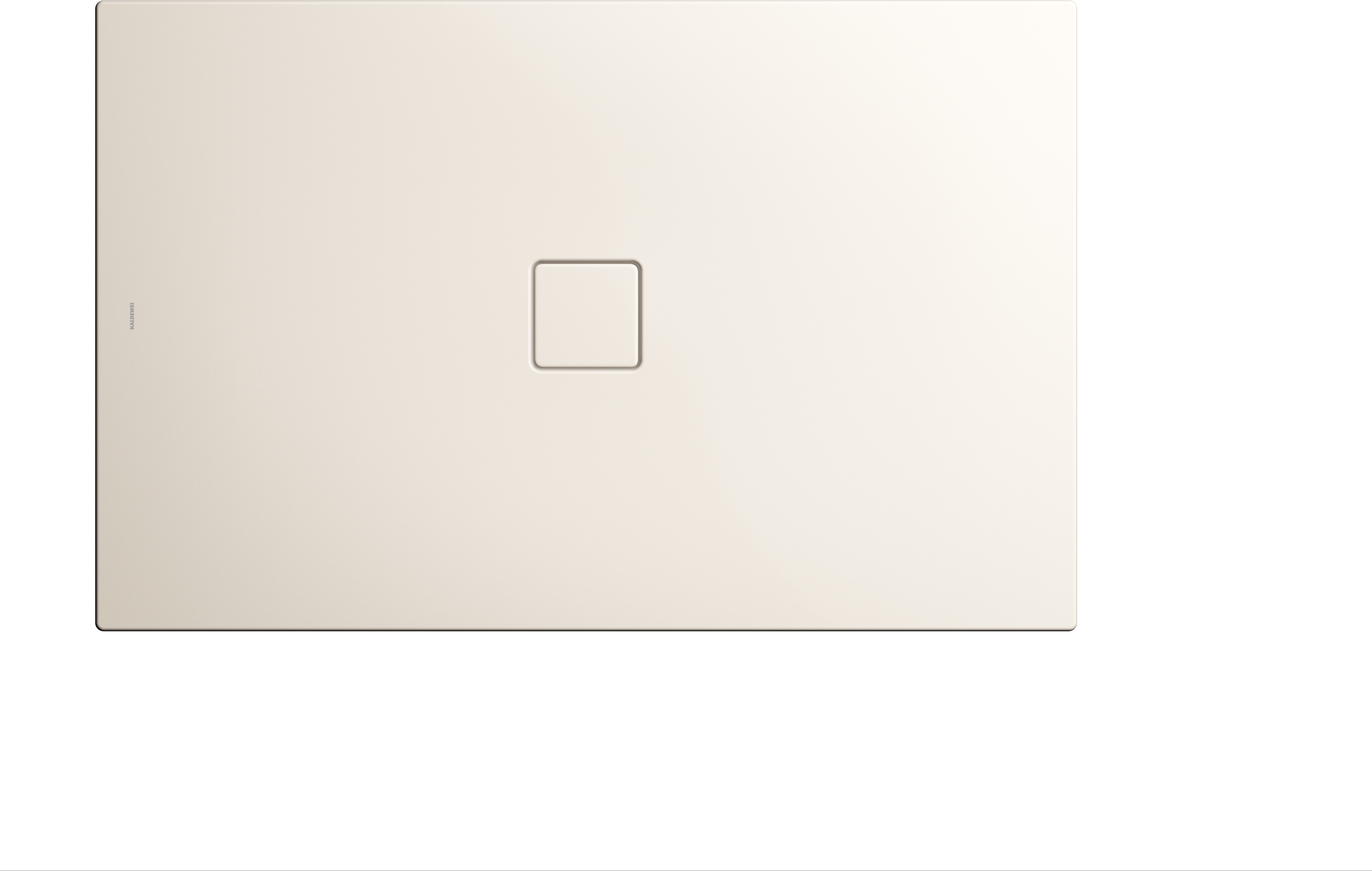 Kaldewei Conoflat zone de douche 468448040231 100x180cm, avec support, pergamon