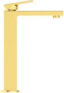 Waschtischarmatur EXTRA verl. So o Ablaufgarnitur brushed gold brushed gold