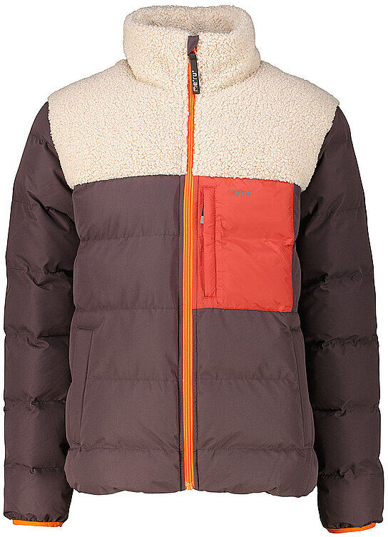 MERU Herren Winterjacke Roskilde Teddyfleece dunkelrot   48 M