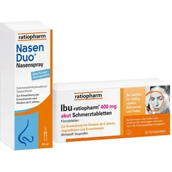 ratiopharm IBU 400 akut + NasenDuo 1 Set