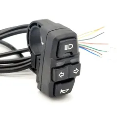 Schaltfläche BSK321 mit Blinkern, Licht und Hupe mit SM-Stecker 1,5M