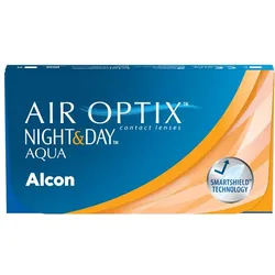 Air Optix, Kontaktlinsen, Night and Day Aqua (+5.25, Monatslinse, 6 Stk., Sphärisch)