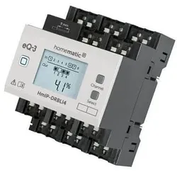 Homematic IP Smart Home Funk-Jalousieaktor für Hutschienen HmIP-DRBLI4, 4-fach