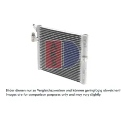 Kondensator Klimaanlage AKS DASIS 172060N für Porsche 911(964_993) Carrera Turbo