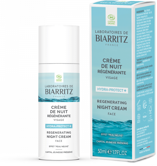 Laboratoires de Biarritz Crema Noche Regeneradora Hydra Protect+ 50 ml