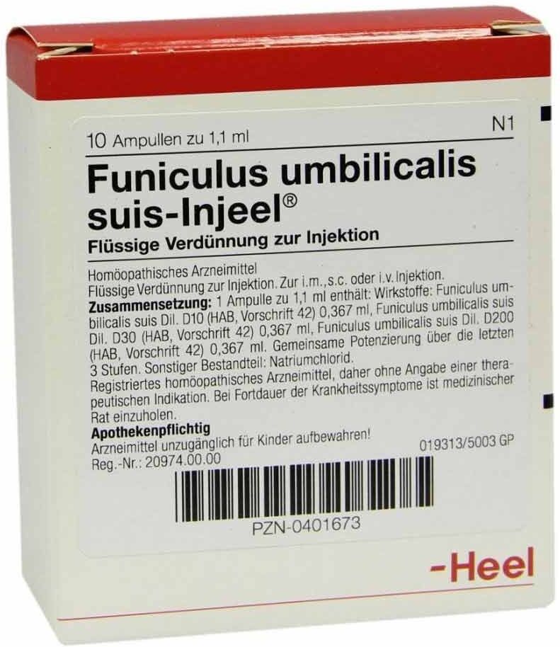 Funiculus Umbilicalis suis Injeel Ampullen