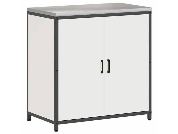 Meuble de cuisine - Vidaxl - Meuble de rangement de cuisine HATTEM Blanc 90x50x92 cm_Montage Simplifié @2028