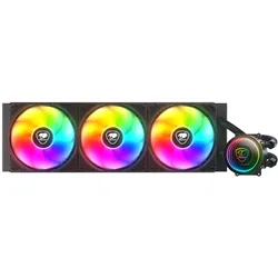 Cougar Kit Watercooling AIO Poseidon Elite RGB - 360mm (Noir), CPU Wasserkühler, Schwarz