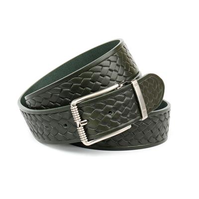 Ledergürtel ANTHONI CROWN, Damen, Gr. 100, grün, Rindsleder, Gürtel Ledergürtel