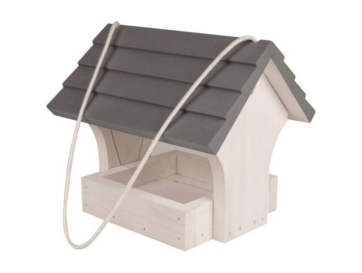 Vogelfutter-Silo Windhager Sparber 17x21x20cm - Farbe: Grau, Weiss - Futterhäuschen