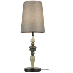 Italux TB-22374A-BK Tischlampe Nerom E27