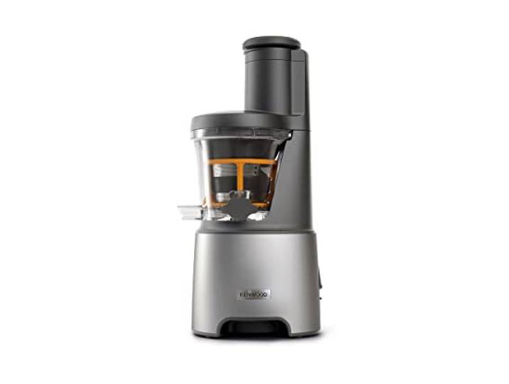 Kenwood PureJuice Pro - Slow Juicer 230W XXL-Einfüllöffnung Silber Elektrischer Entsafter, Langsames Entsaften, Anti-Tropf-System, Spülfunktion, 1l Tresterbehälter, 600ml Saftkrug, JMP85.00S