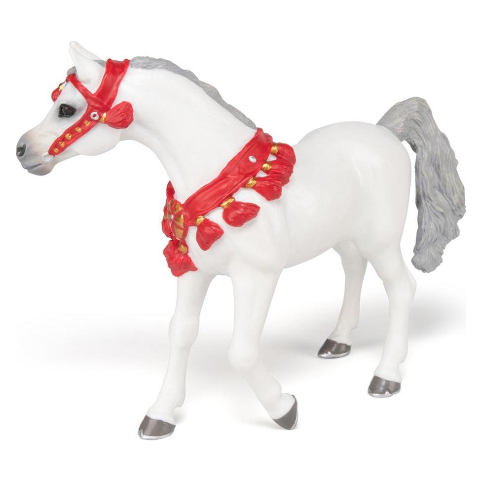 Papo Weisses Araber Pferd im Paradeuniform (51568)