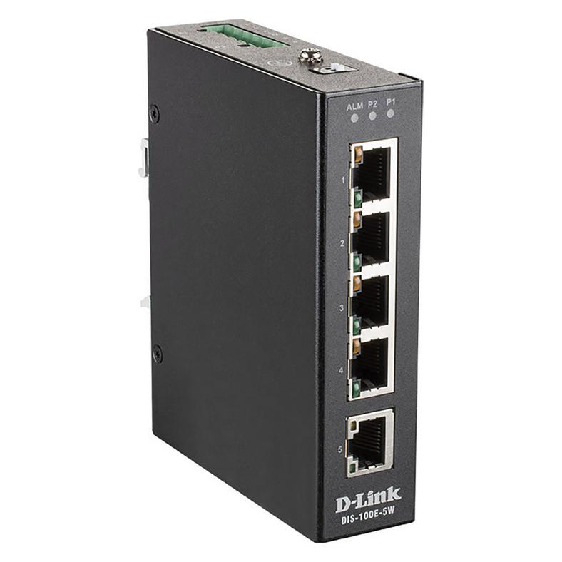 D-Link DIS-100E-5W 5-Port Unmanaged Layer2 (5 Ports) (DIS-100E-5W)