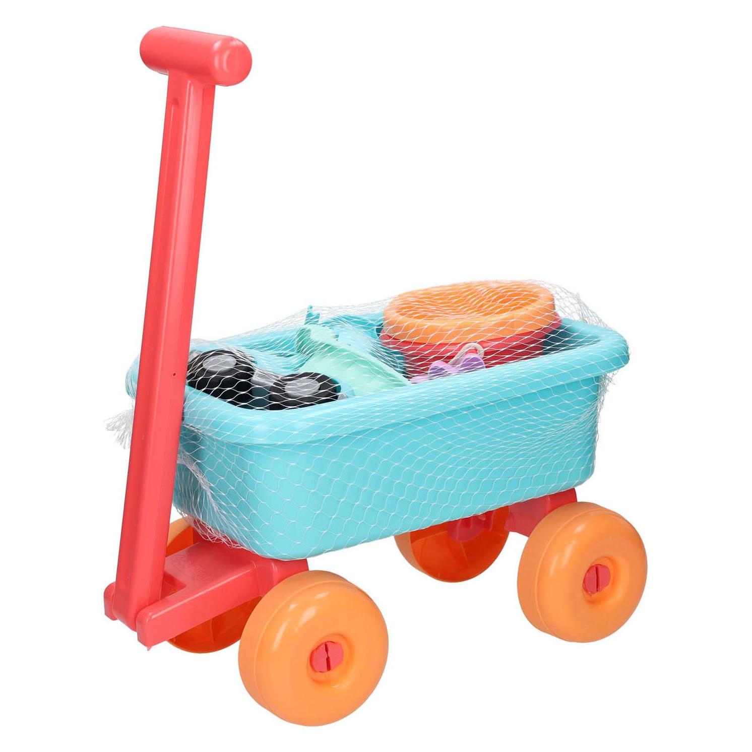 Ecoiffier Strandwagen mit Zubehör - 8-teilig. (67489043)