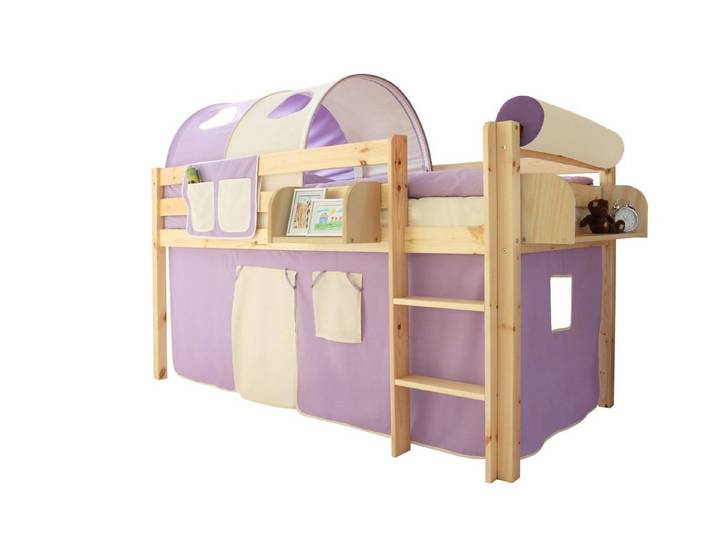 Ticaa Hochbett Hochbett Malte Kiefer Natur Classic