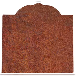 BISCOTTINI INTERNATIONAL ART TRADING BISCOTTINI Kaminplatte aus gusseisen, naturrost 2.5x47x46 cm