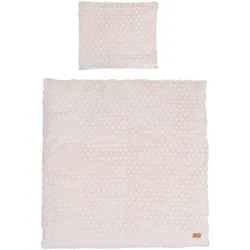 WIEGENBETTWÄSCHE Frosty Almond 80x80 cm - Beige