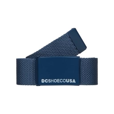 Synthetikgürtel DC SHOES "Web", Herren, blau (schwarz denim), Kunstfaser, Gürtel