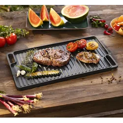 Gusseiserne Wende-Grillplatte