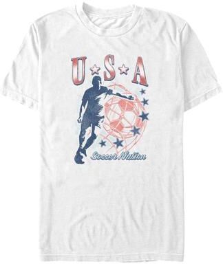 Men's Big & Tall Soccer Nation by Mad Engine in White (Size 2XLT)