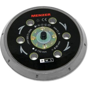 MENZER Schleifteller Multi-Loch hard, Klett, 150mm Ø, für Exzenterschleifer ETS 150