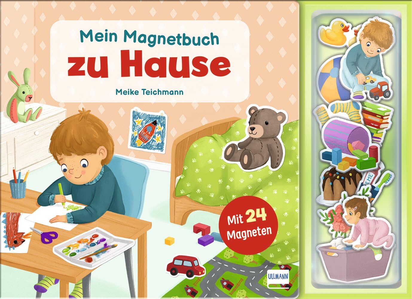 Meike Teichmann - Mein Magnetbuch zu Hause: Pappbilderbuch mit 24 Magneten für Kinder ab 3 Jahren. Zum Mitspielen und Entdecken! - Preis vom 30.09.2026 22:30:23 h