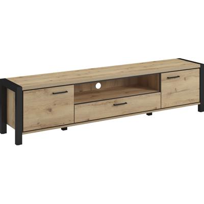 Lowboard HOME AFFAIRE "Aktiv", braun (taurus), B:210cm H:50cm T:41cm, Sideboards, Lowboard, Breite 210 cm