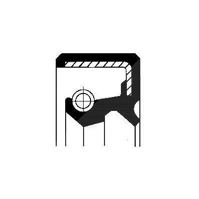Corteco Wellendichtring, Differential ERSTAUSRÜSTERQUALITÄT [Hersteller-Nr. 12011205B]
