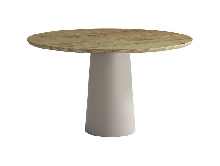 Tisch Cinto Esche Esche Natur Massivholz B 130 T 130 cm