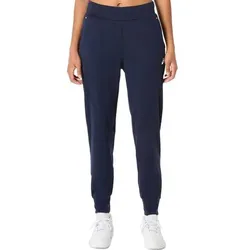 ASICS Damen Hose COURT WARM-UP PANT, Größe L in Blau Blau