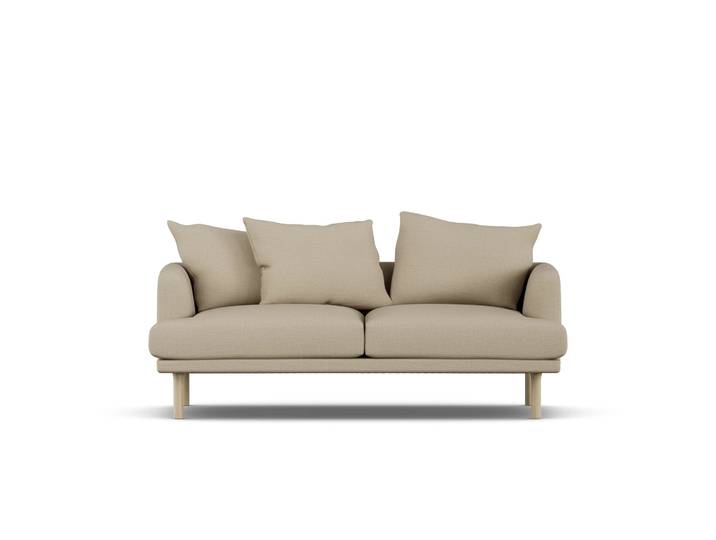 1898 Sjövik sofa Same Sand 6672-witgeoliede eiken, 2,5-zits