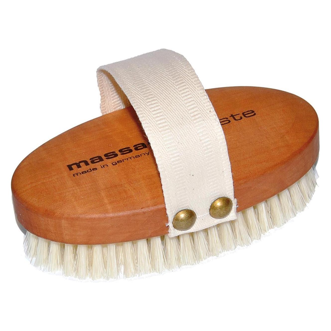 Bürstenhaus Redecker Körpermassagebürste mit Baumwollgurt (611011)