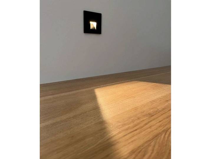 Nox Step LED Clair Kit Square Alu/Blanc - Antidark - Couloir - Aluminium