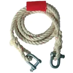 Hp AutozubehÖr Auto-Abschleppseil 2500kg Sisal Schäkel/Schäkel L.400cm D.16mm