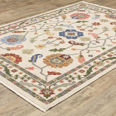 Oriental Weavers-Sphinx / Ds "Cotterill Rectangle Rug, 7'10"" x 10'10"", Ivory"
