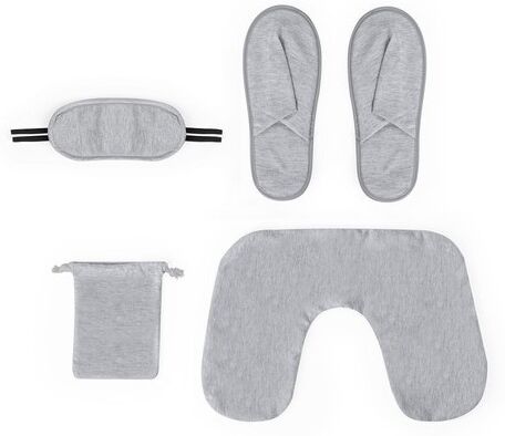 Set de Voyage et Personnalisé Confort Alkes pas cher polyester gris