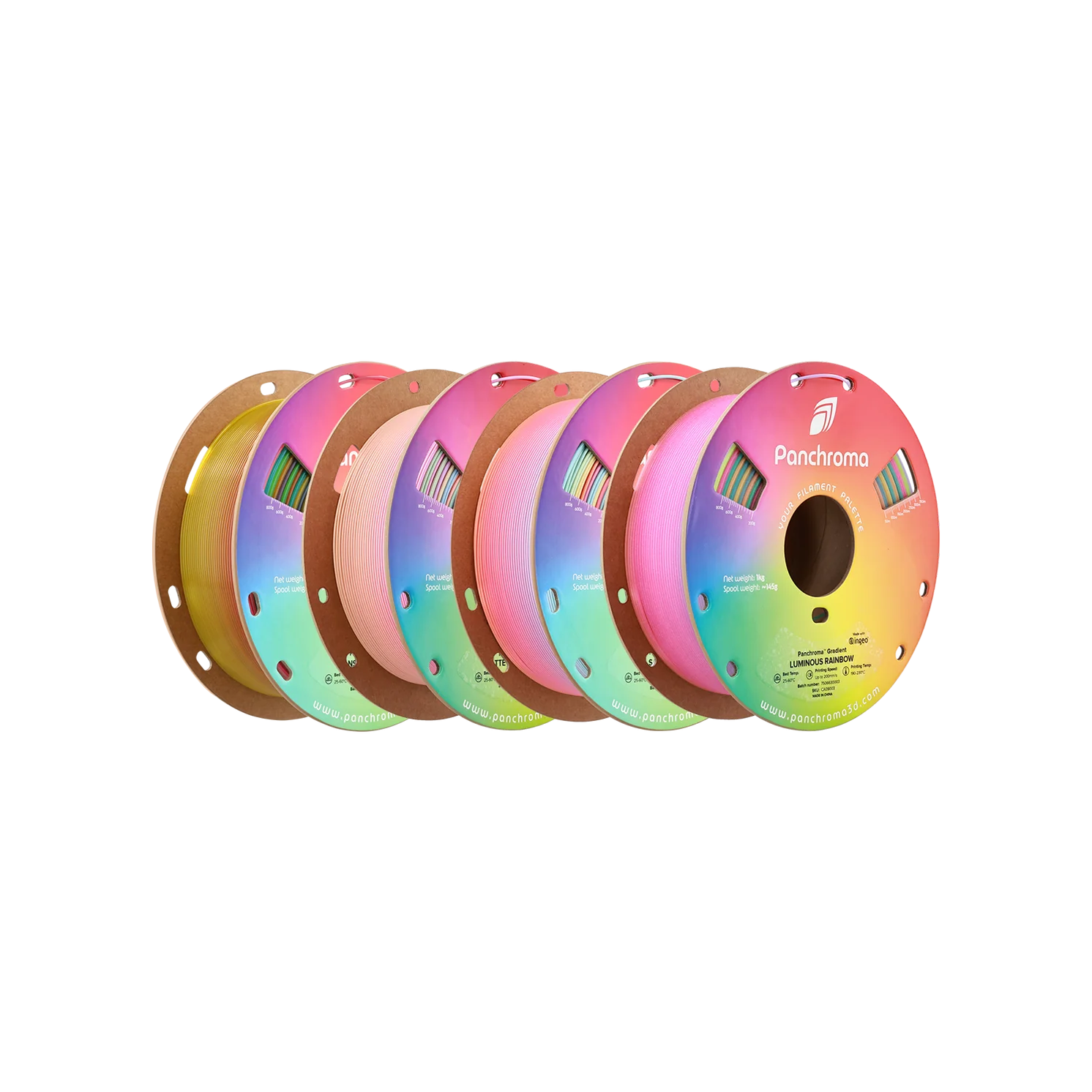 Polymaker Panchroma™ Quadruple Rainbow Pack BUNDLE-RAINBOW