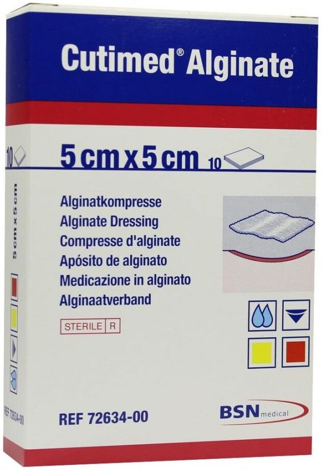 Cutimed Alginate Alginatkompressen 5x5cm