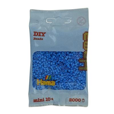 Hama 501-119 - DIY Bügelperlen Mini 10+, ca. 2000 Stück, Himmelblau