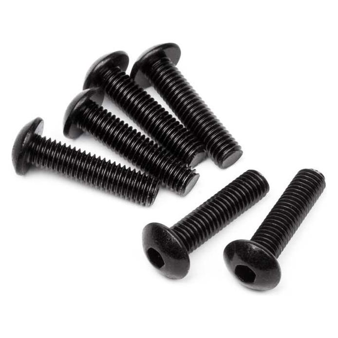 HPI BUTTON HEAD SCREW M5x20mm (HEX SOCKET/6Stk) (6 Schrauben pro Stück) (94757)